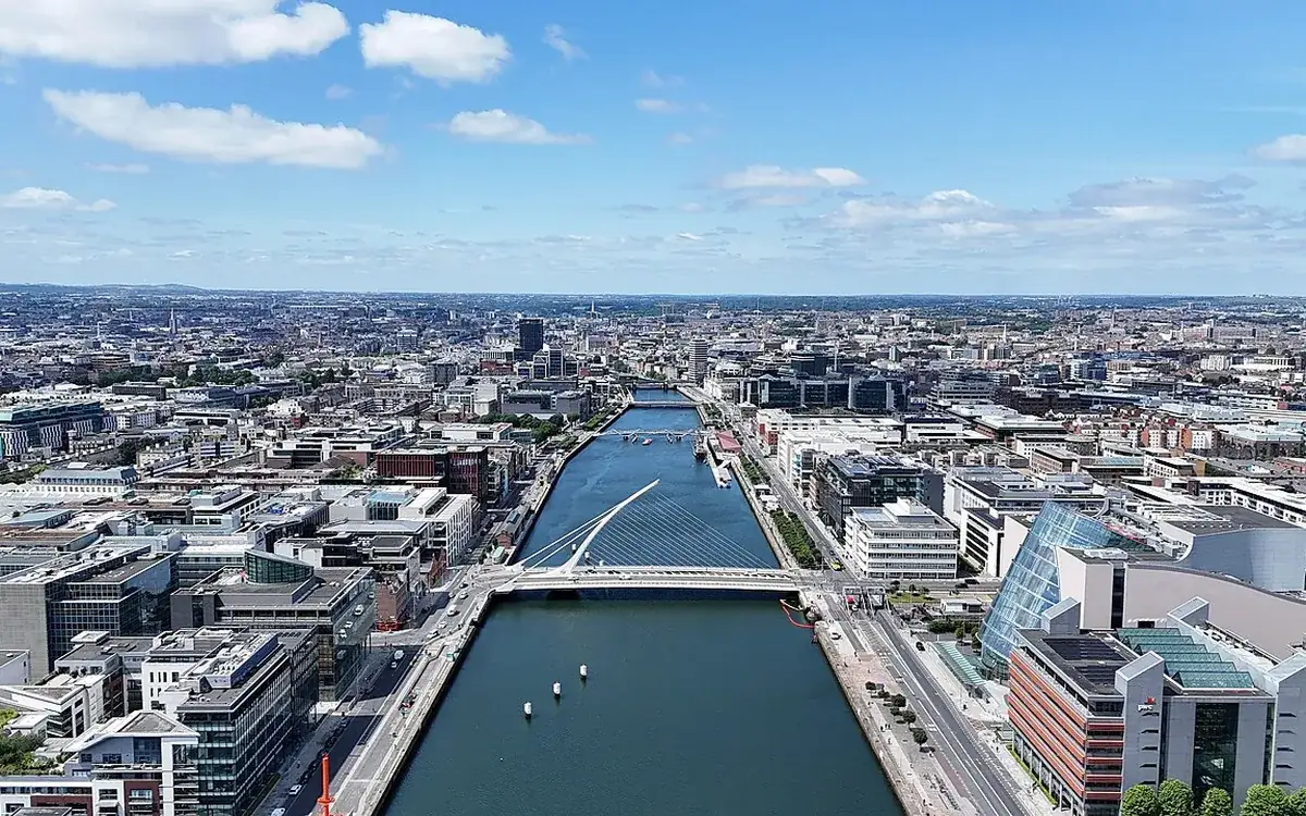 A view of Dublin