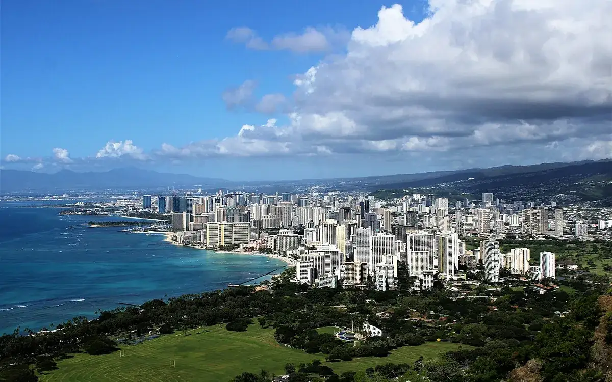 A view of Honolulu