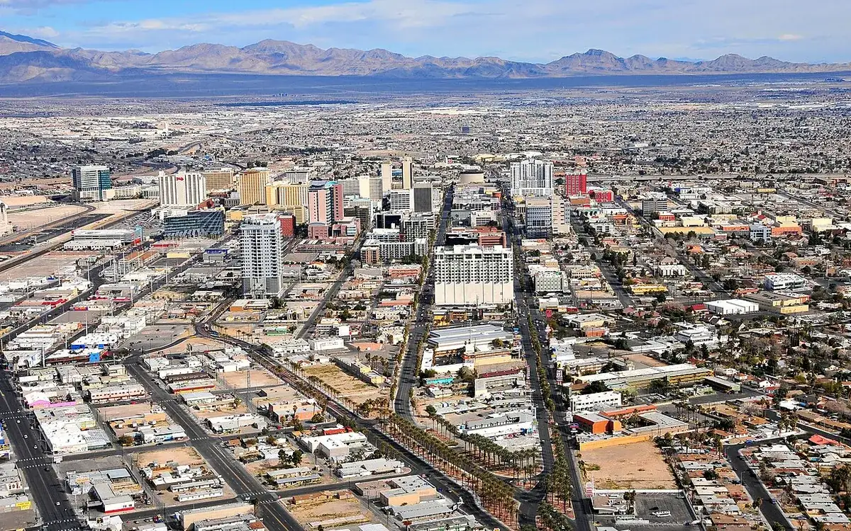A view of Las Vegas