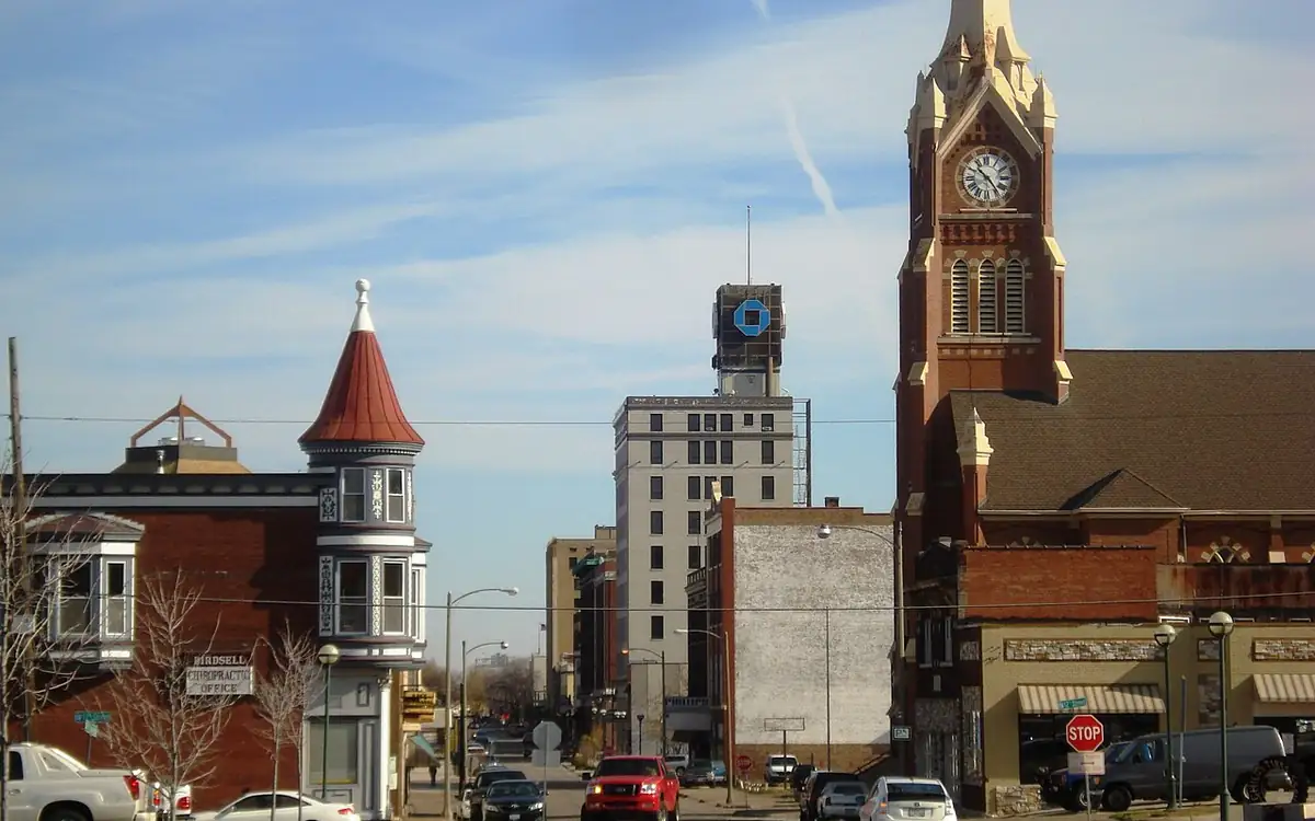 A view of Moline