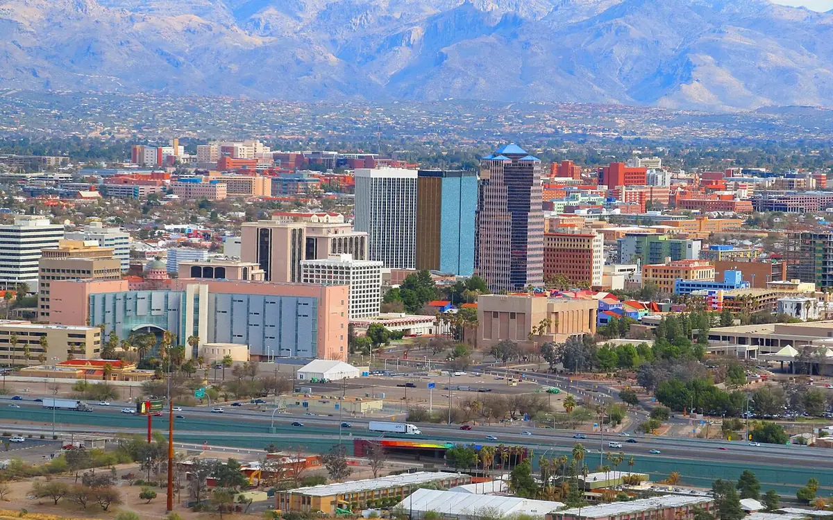 A view of Tucson